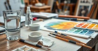 What tools and materials are required for watercolor art?