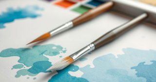 Do natural hair or synthetic brushes perform better for watercolor techniques?